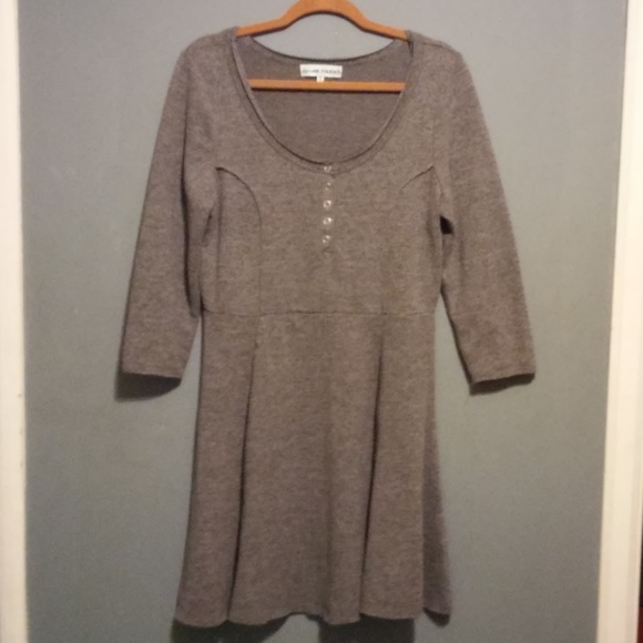 Almost Famous Henley Skater Dress - Picture 1 of 3